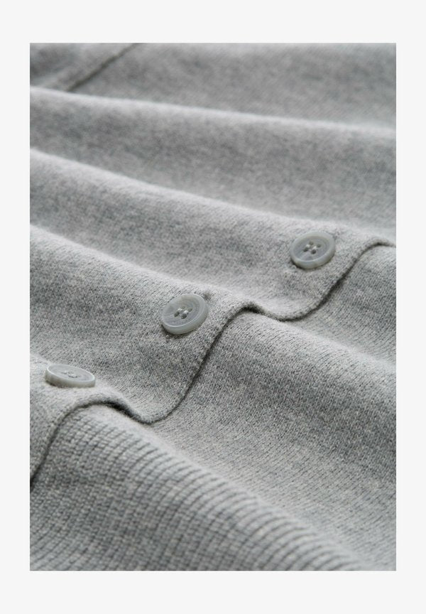 TOM TAILOR Cardigan - medium silver grey melange