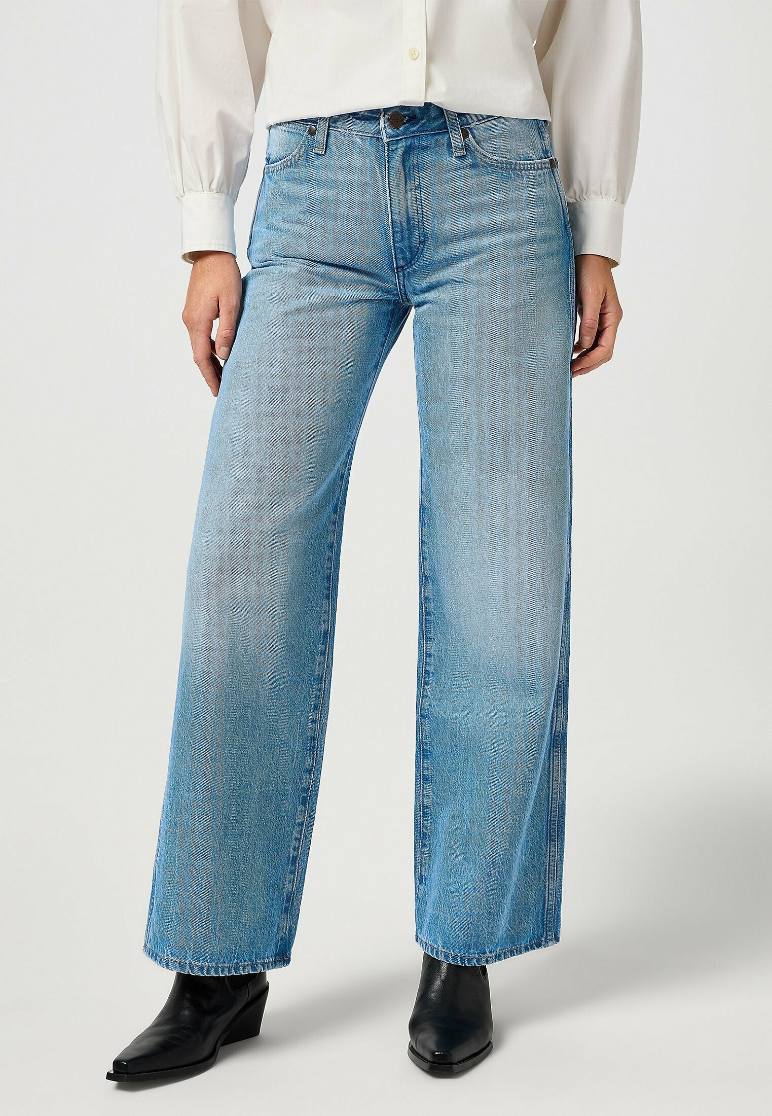 Wrangler 5-POCKET JEAN WORLD_WIDE FOR WOMENS - WIDE LEG FIT