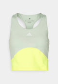 adidas Performance Top - linen green/beam yellow