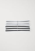 Nike Performance FLEX CLASSIC SLIM HEADBANDS 6 PACK - Other accessories - white/black
