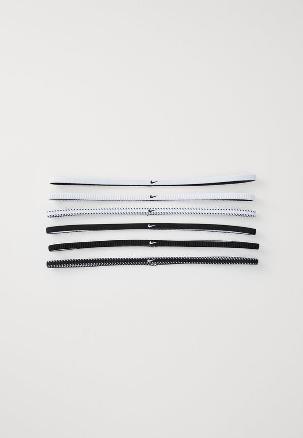 Nike Performance FLEX CLASSIC SLIM HEADBANDS 6 PACK - Other accessories - white/black