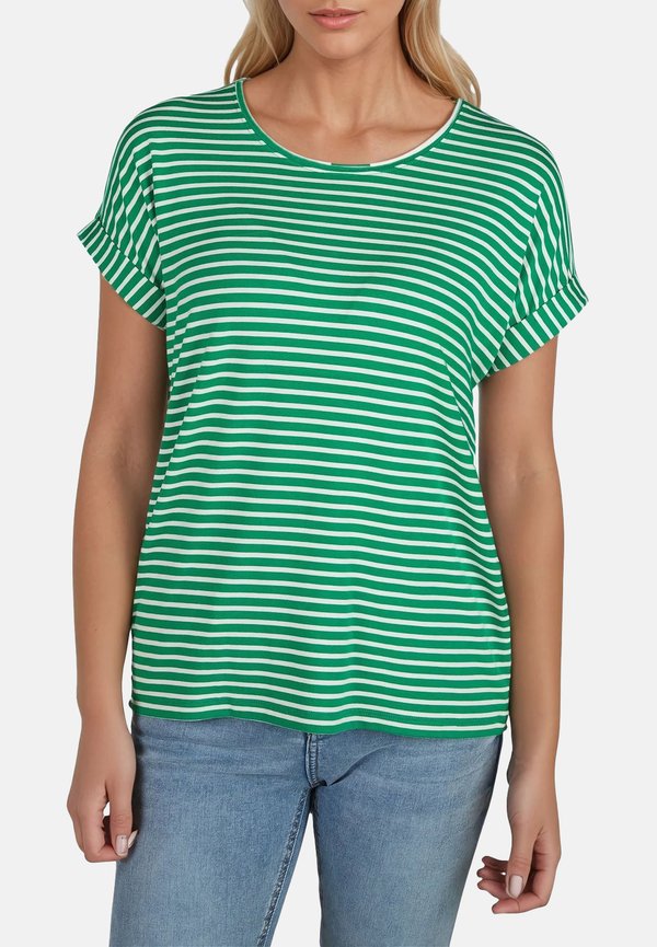 ONLY MOSTER 2 PACK - Print T-shirt - jolly green w  cd stripes