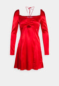 Calvin Klein Jeans CUT OUT RUCHED DETAILING DRESS