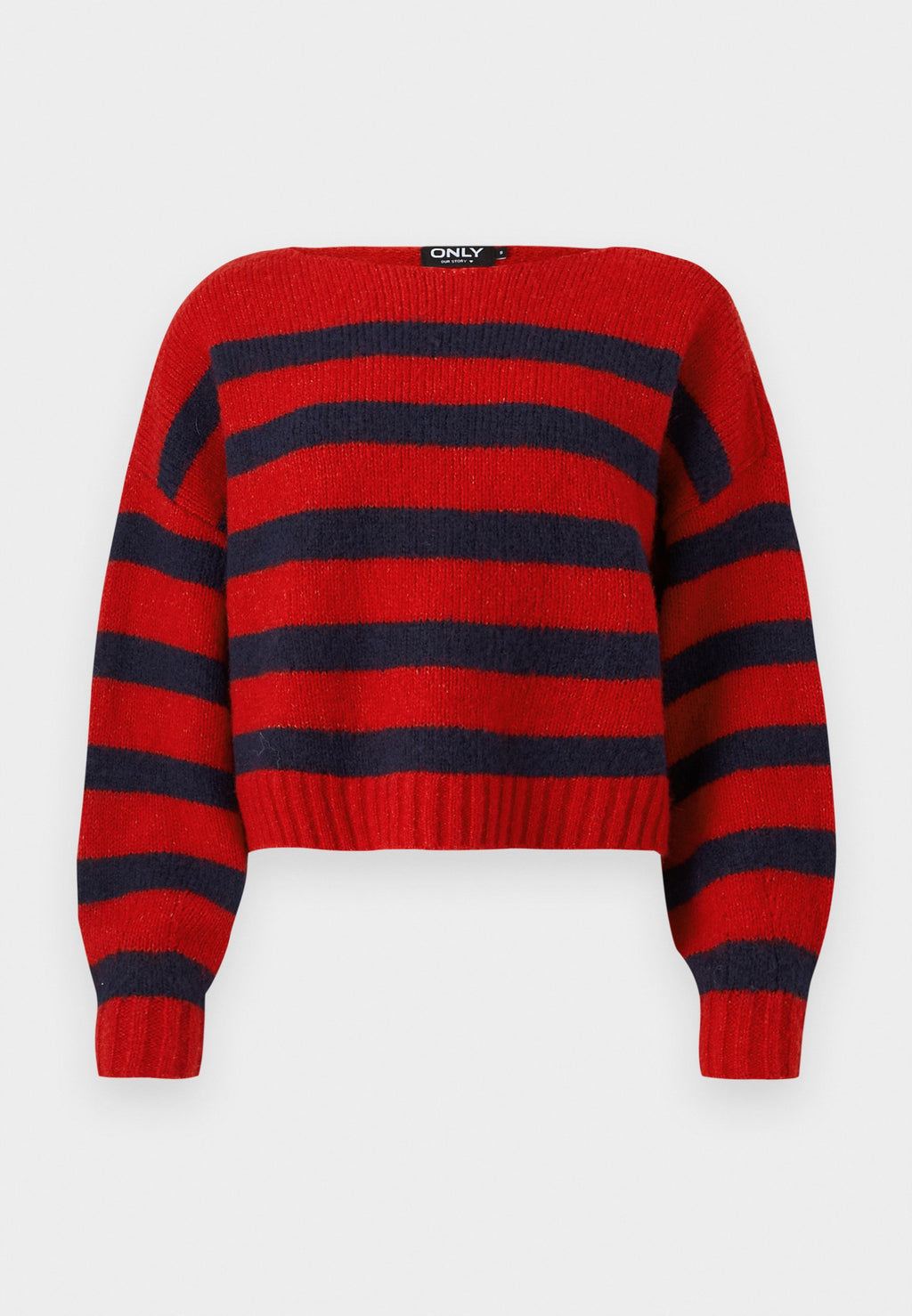ONLY ONLAYA LIFE L/S BOATNECK CC KNT