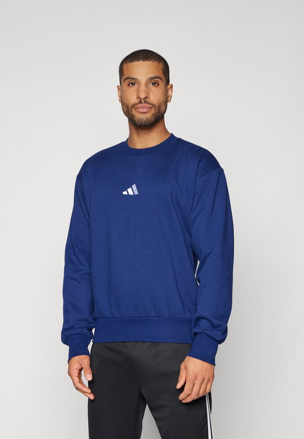 adidas Sportswear M FEELCOZY SWT - Sweatshirt - dark blue   white