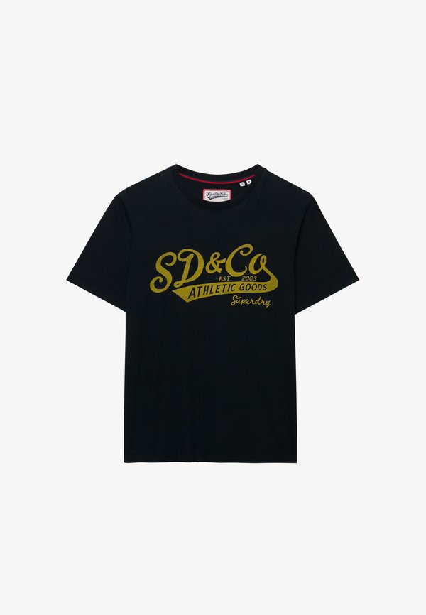 Superdry & Co SUPERDRY VINTAGE SCRIPT T-SHIRT.. - Print T-shirt - black