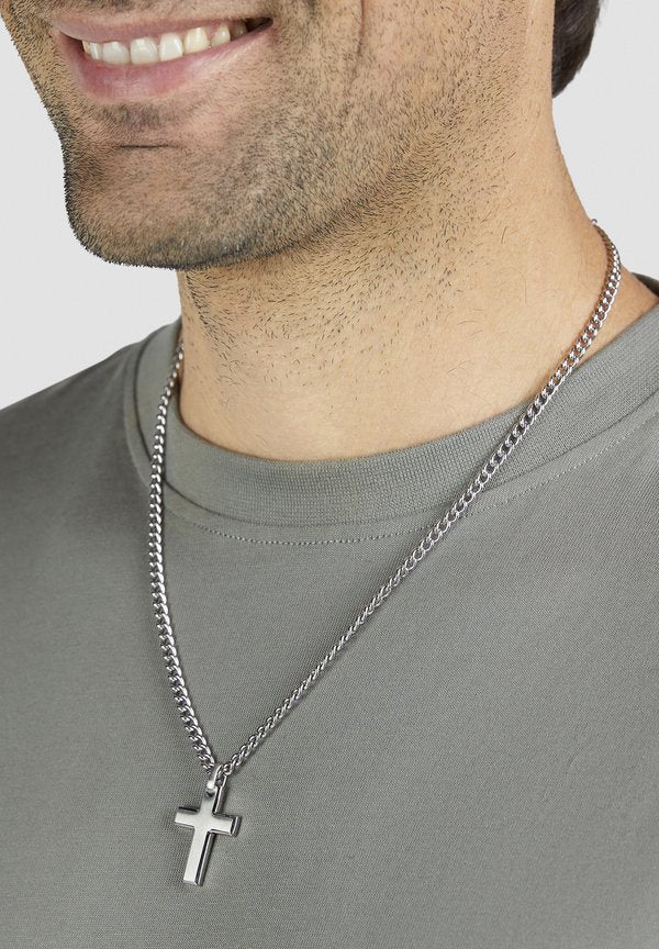 s.Oliver CROSS - Necklace - silber