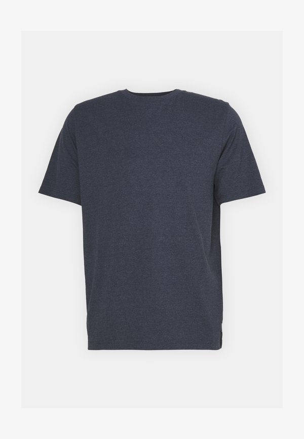 Jack & Jones JJEORGANIC MELANGE TEE SS O-NECK NOOS - Basic T-shirt - navy blazer