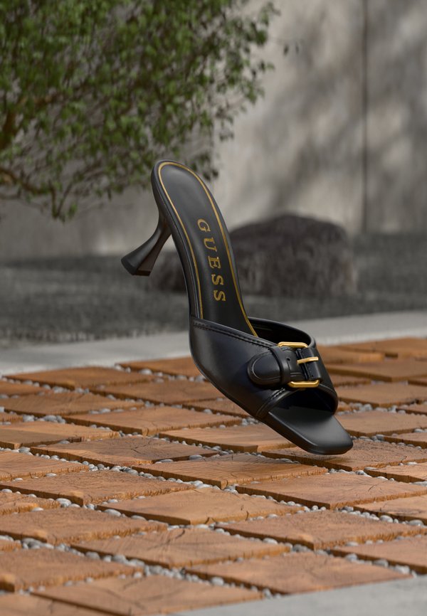 Guess DISTA3 - Heeled mules - black