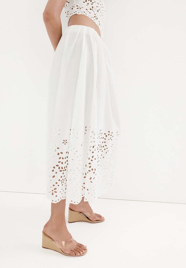 Mango ADULT - A-line skirt - off-white