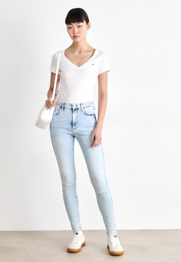 Tommy Jeans SLIM V NECK TEE
