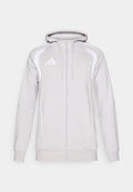 adidas Performance TIRO26 LEAGUE FULL ZIP HOODIE - Zip-up sweatshirt - team light grey/white