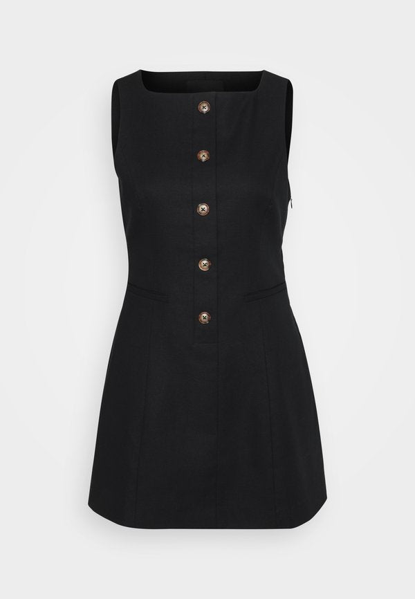 Vero Moda Petite VMFILIPPA SHORT DRESS  - Shift dress - black