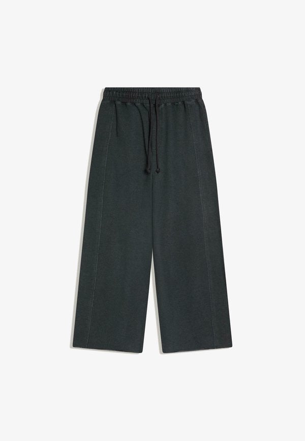 Bershka SUPER BAGGY WASHED  - Tracksuit bottoms - dark grey