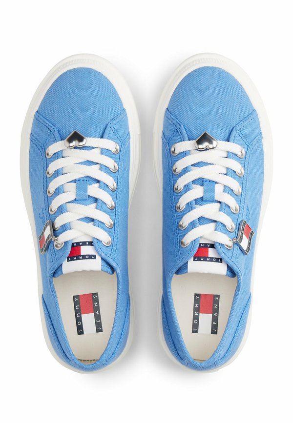 Tommy Jeans CANVAS PLATFORM TRAINERS WITH CHARMS