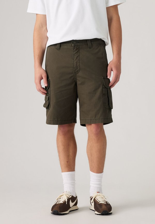 Levi's® FISHING CARGO SHORTS - Shorts - komodo green lightweight canvas