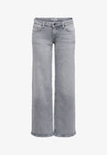 ONLY Wide-fit ONLJUICY Low waist Wide Leg Fit - Wide Leg - medium grey denim