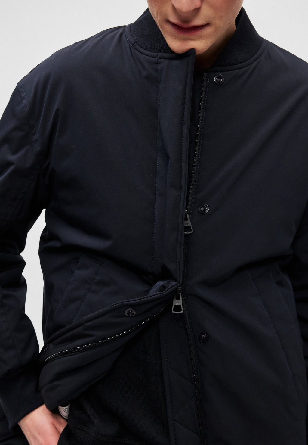 Marc O'Polo COAT LIGHT PADDED DETAILS WELTS