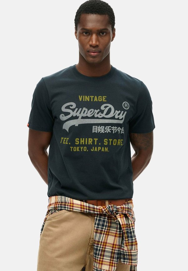 Superdry & Co SUPERDRY - Print T-shirt - dunkelblau