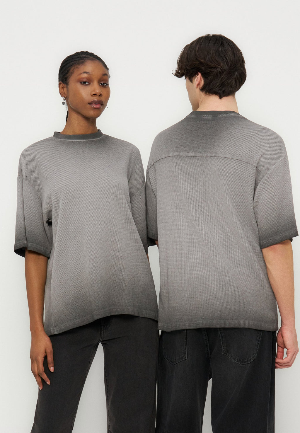 YOURTURN OVERSIZED BOXY FIT WAFFLE