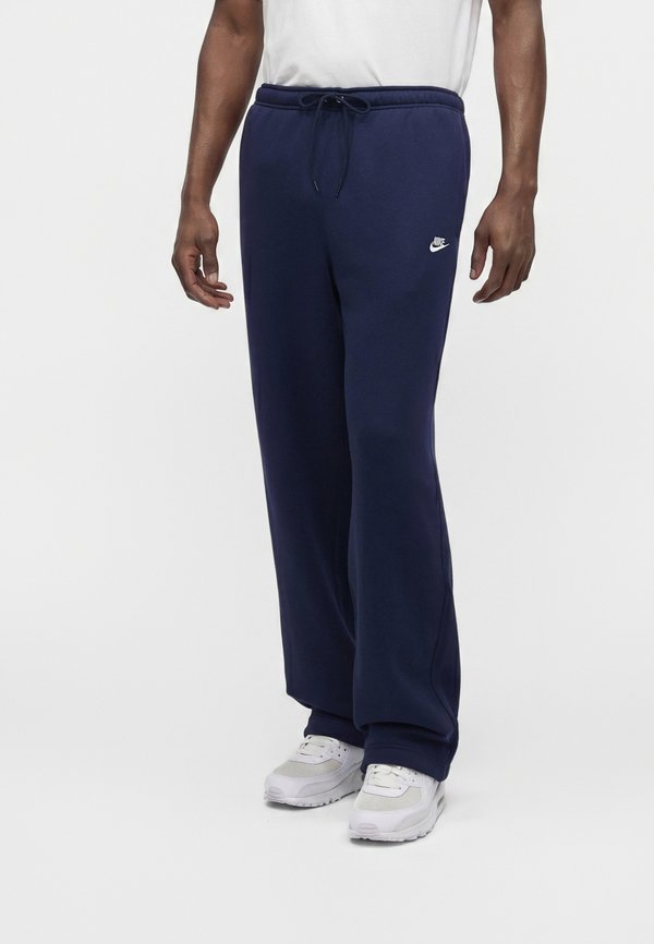 Nike Sportswear M NK CLUB BB BUNGEE PANT - Tracksuit bottoms - obsidian obsidian white