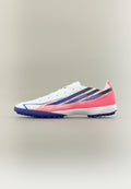 adidas Performance F50 HYPERFAST LEAGUE TF - Turf football boots - footwear white/solar purple/solar turbo