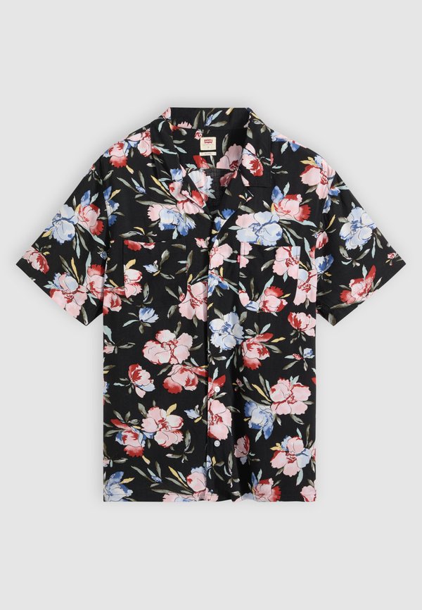 Levi's® CLASSIC CAMPER - Shirt - blake brushstroke floral v3 jet black plain weave