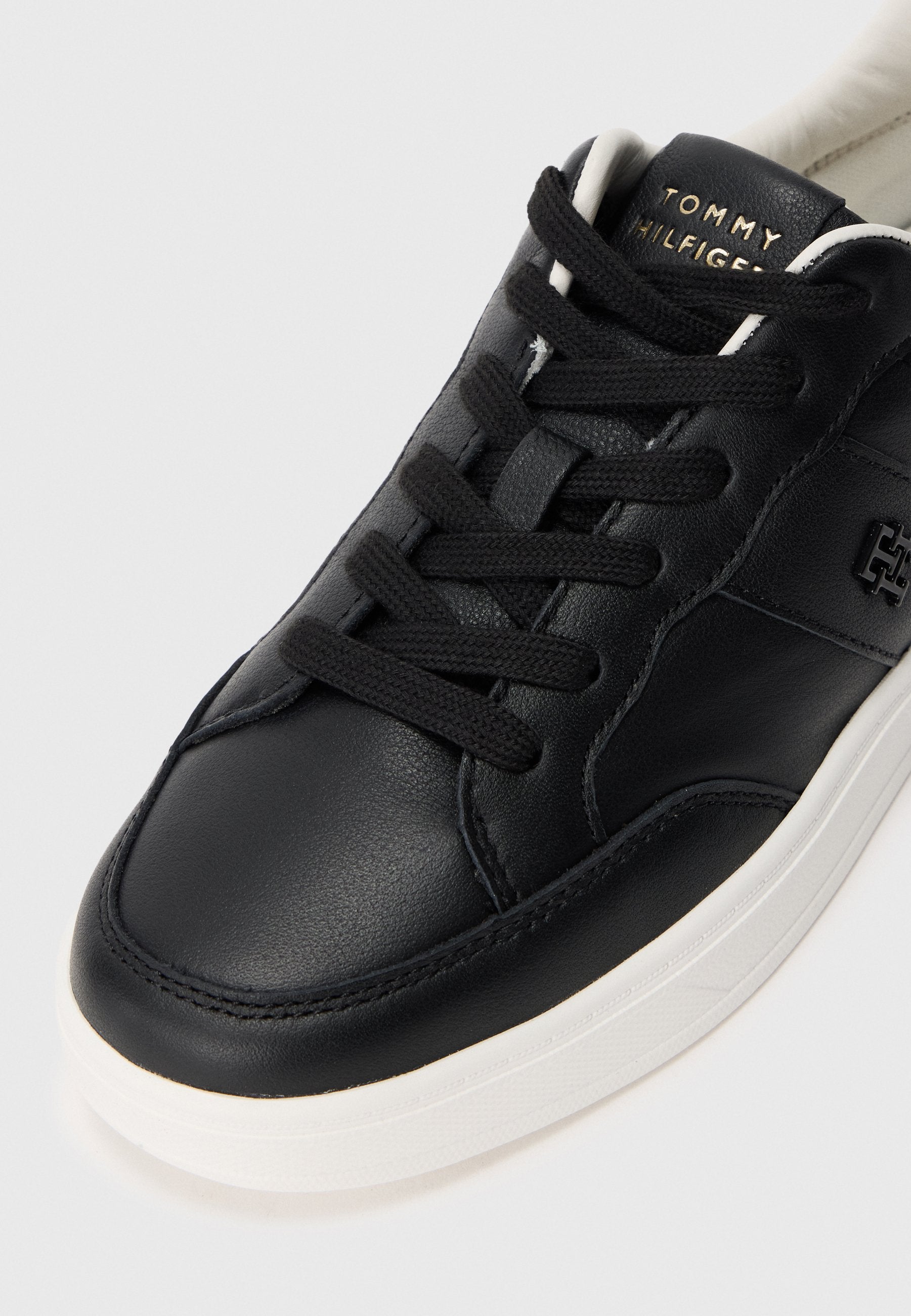 TH MONOGRAM LEATHER COURT TRAINERS Media 5