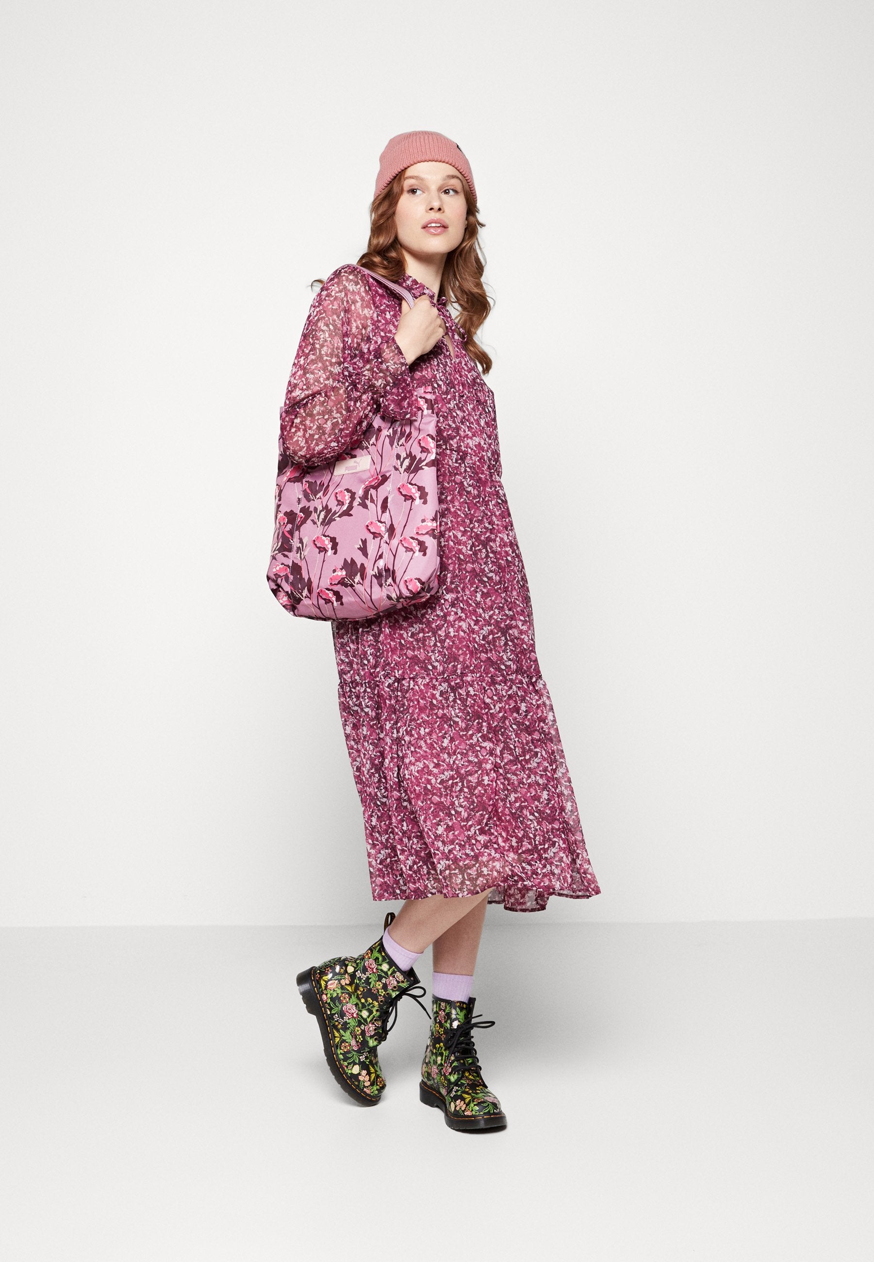 Pieces PCNAVI MIDI DRESS