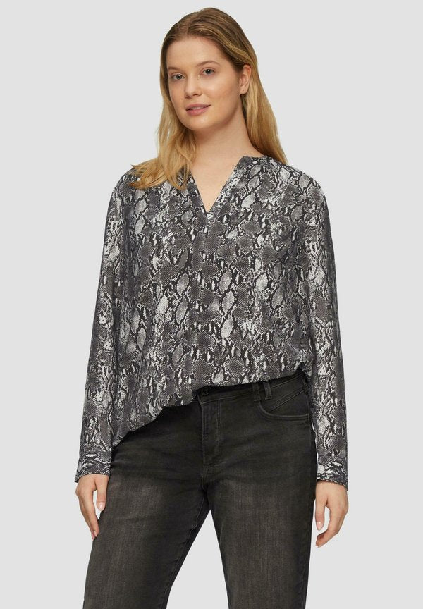 s.Oliver Blouse - dunkelgrau
