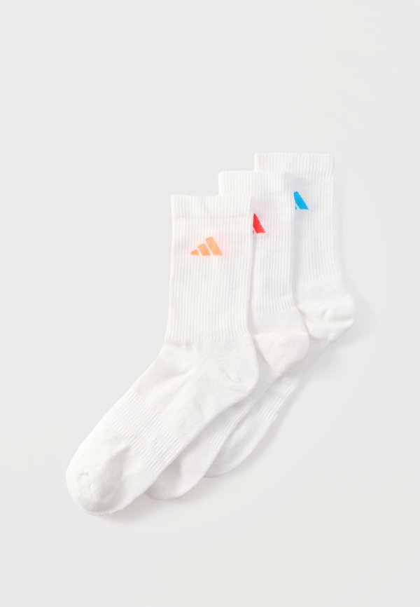 adidas Performance 3 PACK UNISEX - Sports socks - white/lucid orange/lucid red