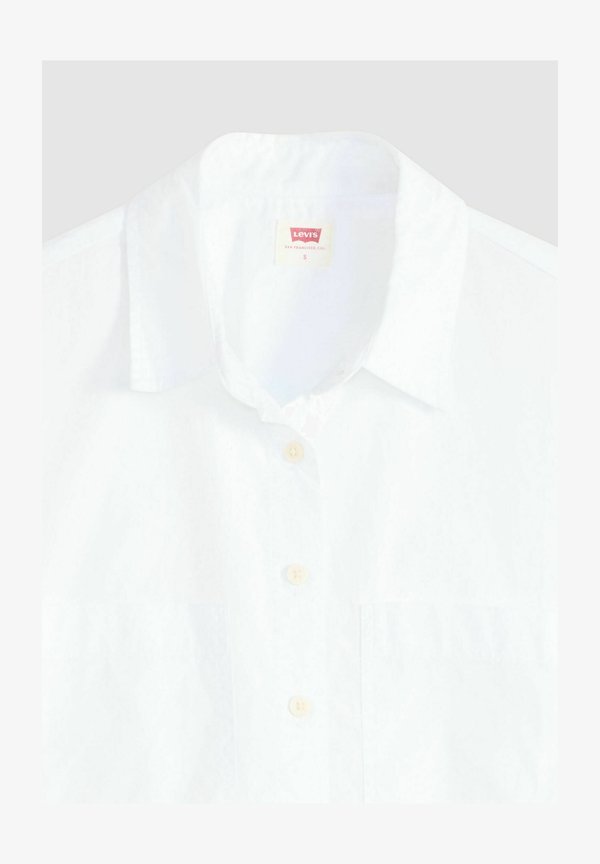 Levi's® HARLIE SS CROPPED  - Button-down blouse - bright white