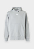 Nike Sportswear CLUB VARSITY HOODIE - Hoodie - smoke grey/white