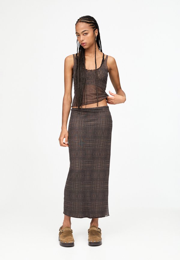 PULL&BEAR CHECK LACE