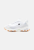 Skechers D LITES - Trainers - white/iridescent accent/grey