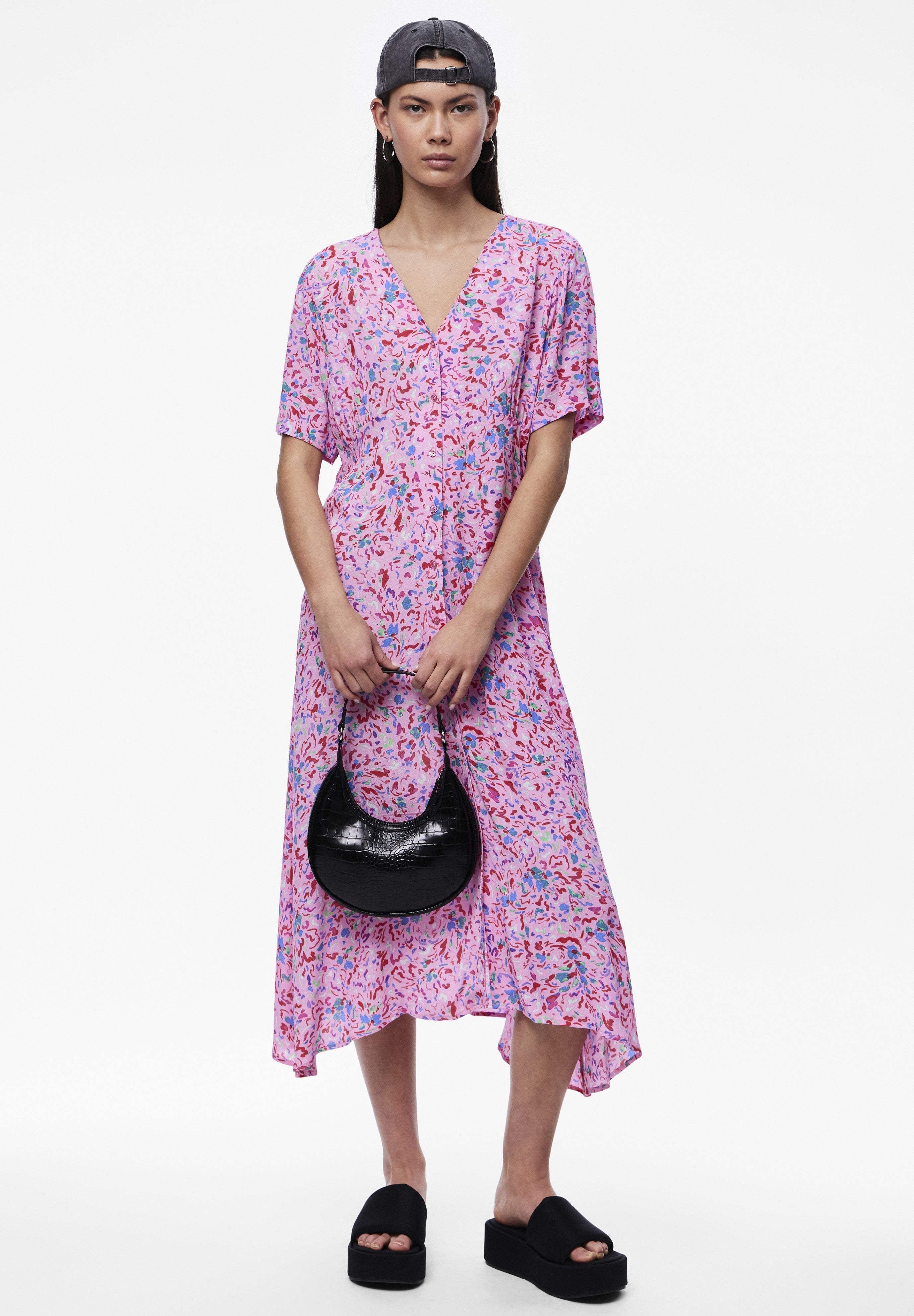 Pieces PCARINE MIDI DRESS