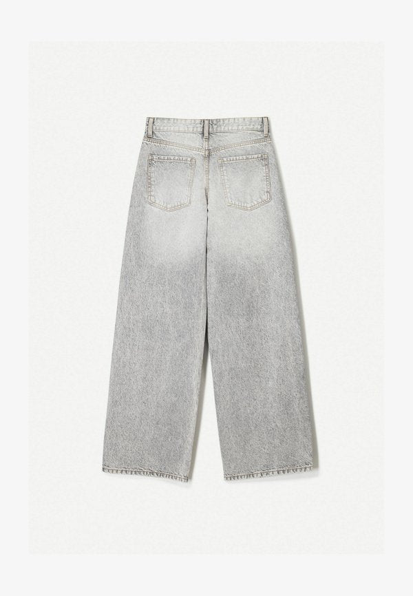 Bershka BOYFRIEND - Relaxed fit jeans - grey