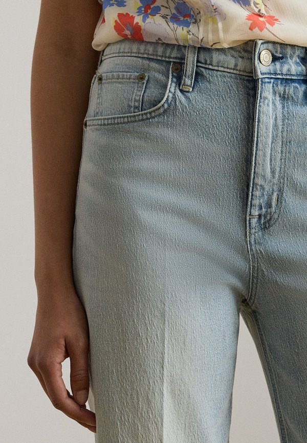 Lauren Ralph Lauren HIGH-RISE RELAXED STRAIGHT ANKLE JEAN