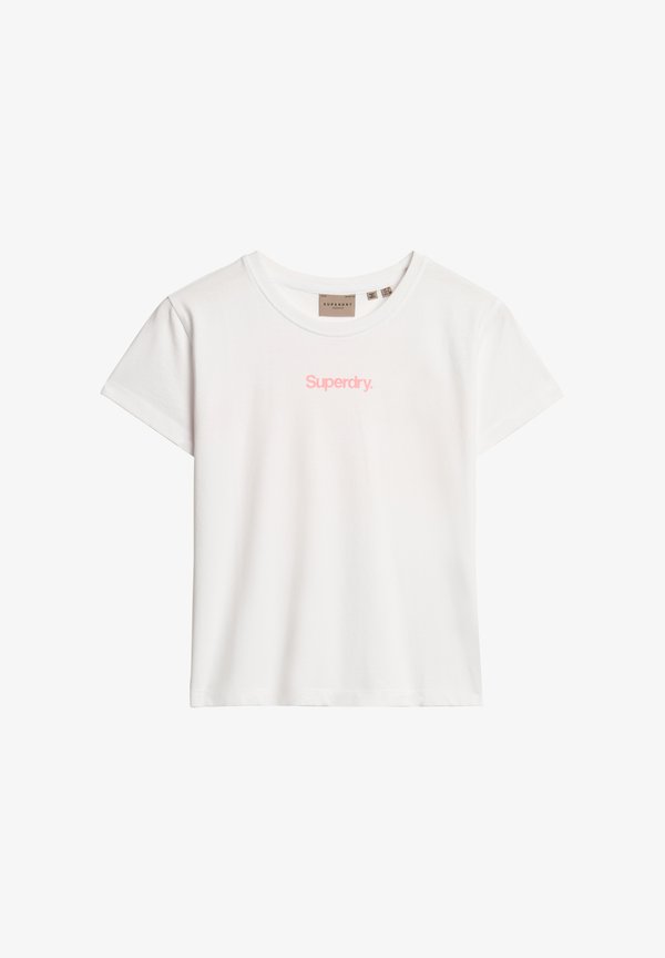 Superdry & Co CORE LOGO CITY - Print T-shirt - brilliant white