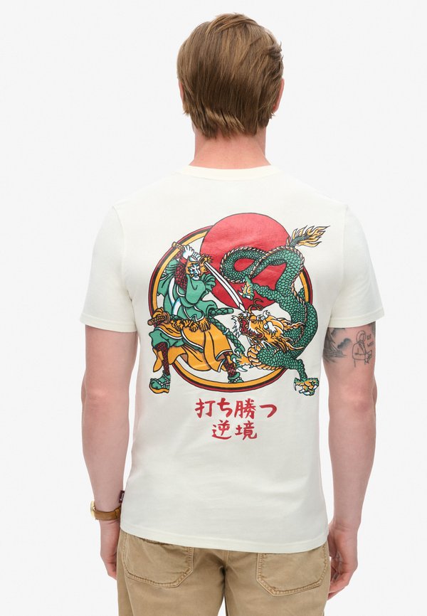 Superdry & Co TOKYO GRAPHIC  - Print T-shirt - off white