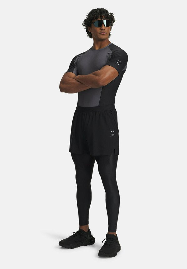 Under Armour HALO BONDED AUXETIC - Leggings - black