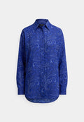 Lauren Ralph Lauren RELAXED FIT PAISLEY CREPE SHIRT