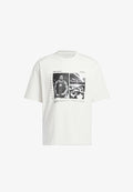 adidas Performance TEE - Print T-shirt - cloud white