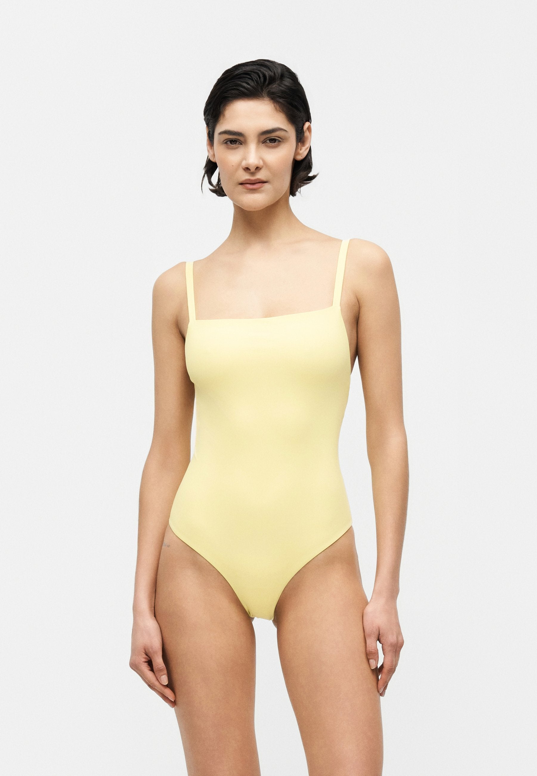KIKI DE MONTPARNASSE ECHAUFFE STRAIGHT NECK ONE PIECE