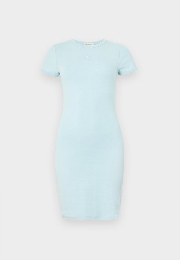 Calvin Klein Jeans CONTOUR MINI DRESS - Shift dress - cool blue