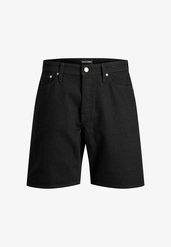 Jack & Jones LOOSE FIT SHORTS RELAXED FIT LOOSE FIT SHORTS - Denim shorts - black denim