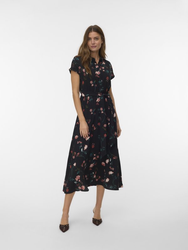 Vero Moda VMNEWHALLIE LONG TIE DRESS