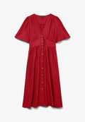 Vero Moda Curve VMCMELANEY Short - Shirt dress - salsa