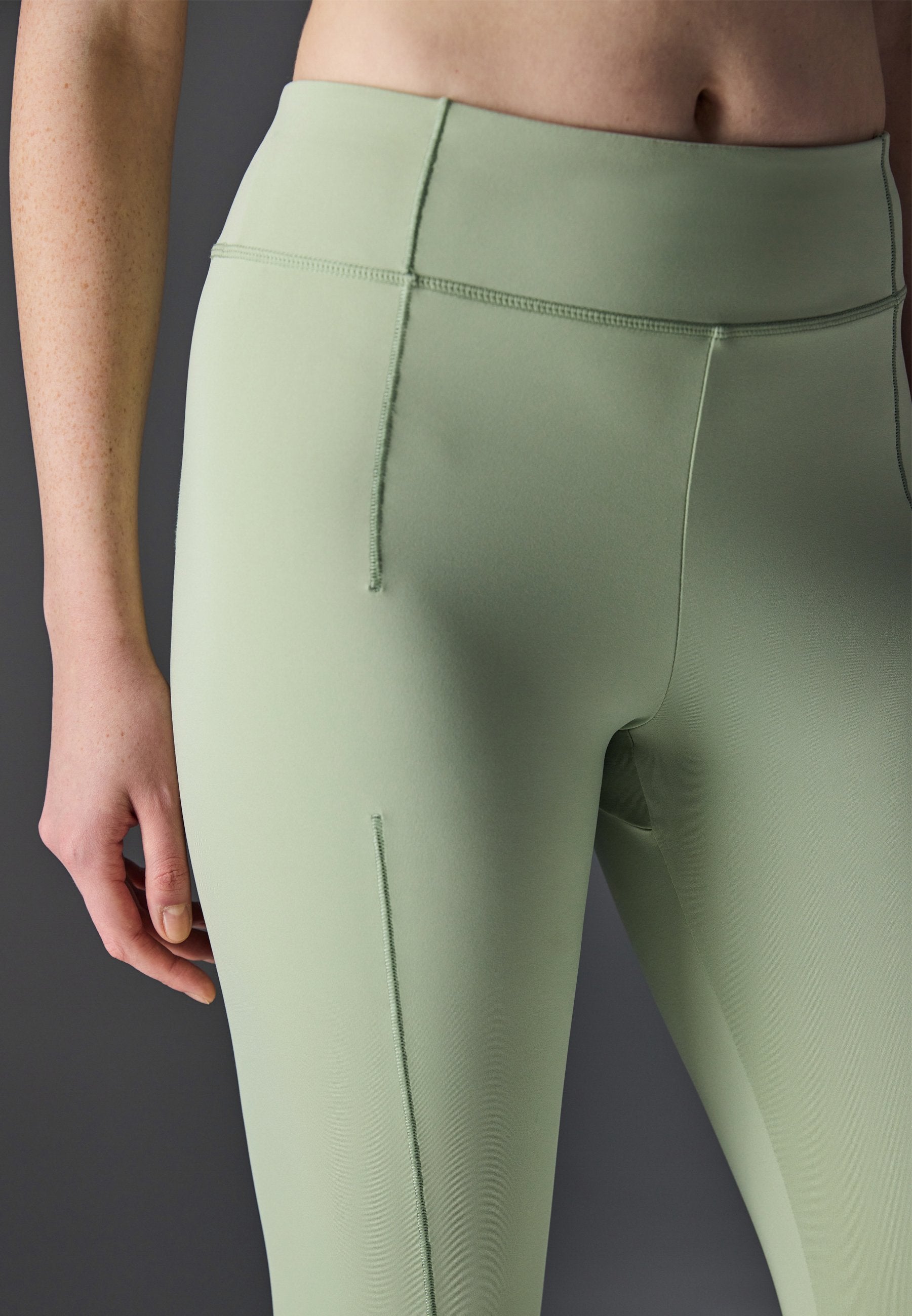 Even&Odd active FULL LENGTH MID RISE LEGGINGS WITH FRONT SEAM