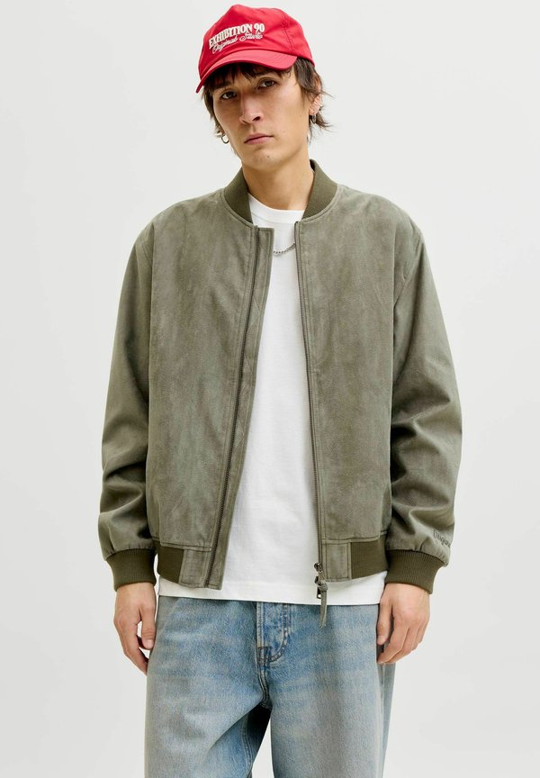 Jack & Jones Bomber Bomber - Bomber Jacket - dusty olive